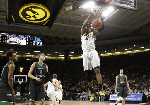 North Dakota Iowa Basketball